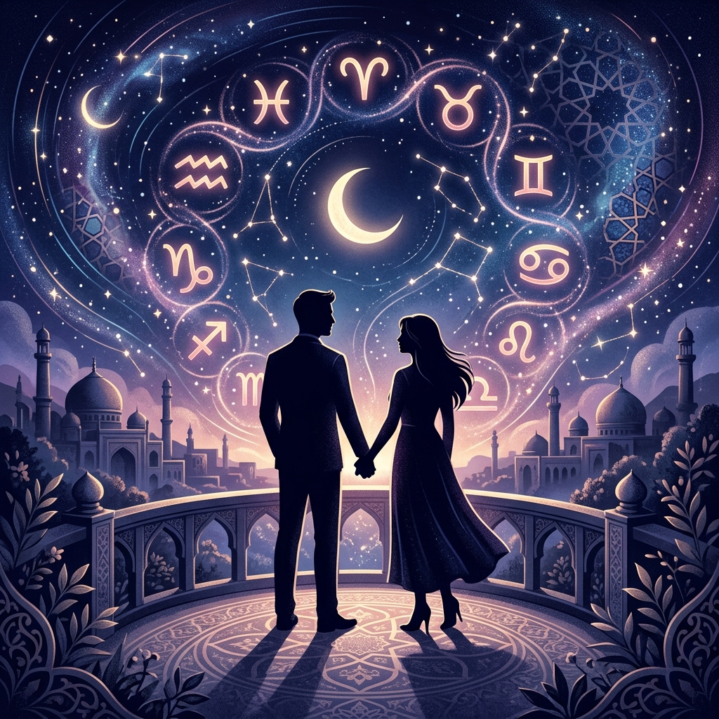 توافق الأبراج في الحب: دليلك الشامل لفهم كيمياء العلاقات الفلكية